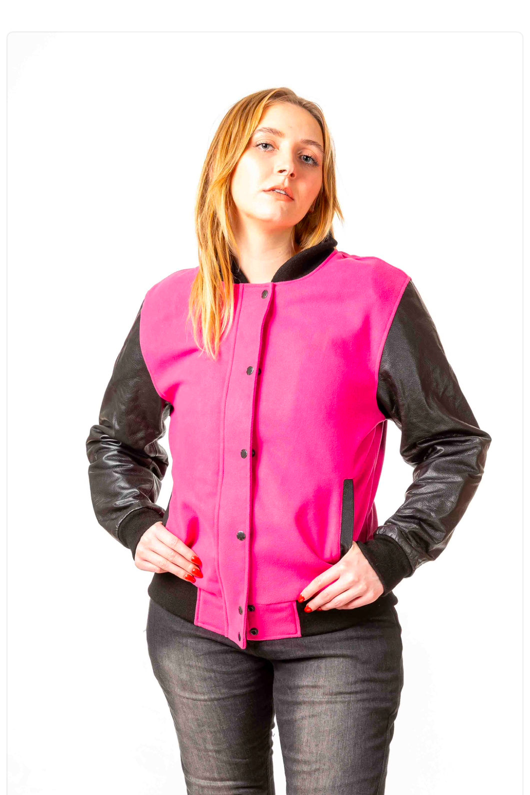 Motorcycle varsity jacket